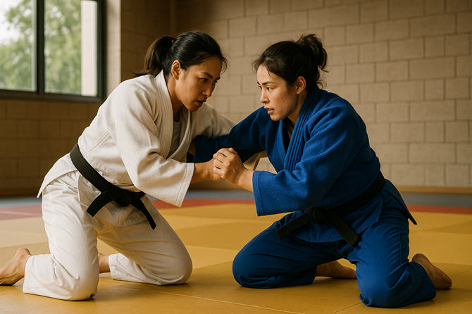 女子の柔道